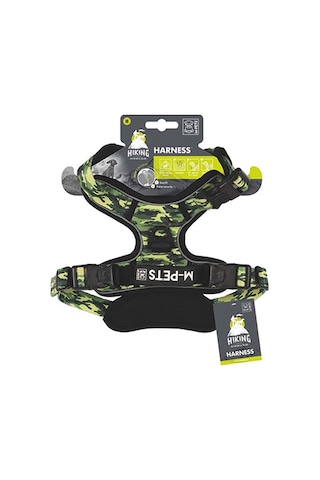 M-pets Hiking Reflektörlü Köpek Göğüs Tasması Kamuflaj Medium 40-75 Cm 244-58021.02 Çok Renkli