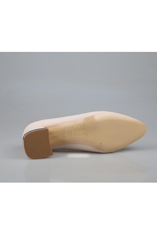 Feles 077-3368-21 Krem Kadın Topuklu Ayakkabı Krem