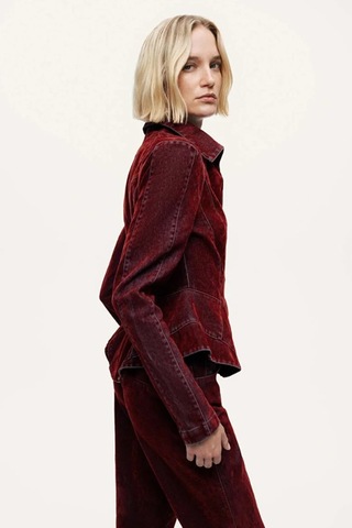 N26kd5322 Nocturne Ceket Bordo
