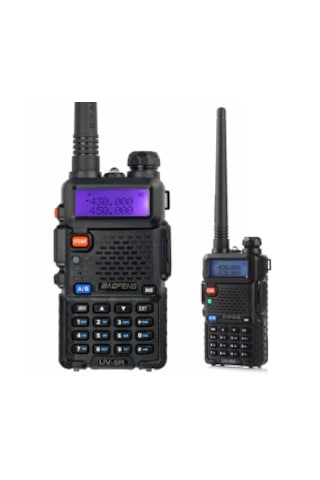 Baofeng Uv-5r 5w Dual Band, 128 Kanal, 50 Ctcss/104 Dcs, Vox, Programlanabilir Arama Kurtarma/güvenlik/haberleşme El Telsizi