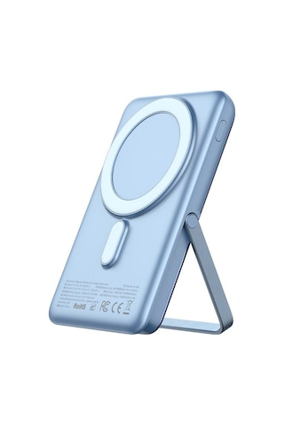 Mcdodo Mc-0692 15W Pd 10.000Mah Magsafe Kablosuz Şarj Powerbank Mavi