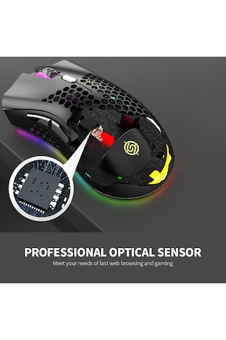 Reedark 2.4g Kablosuz Rgb Aydınlatmalı 7 Tuşlu Oyuncu Faresi - 1600dpı Ayarlanabilir Diğer