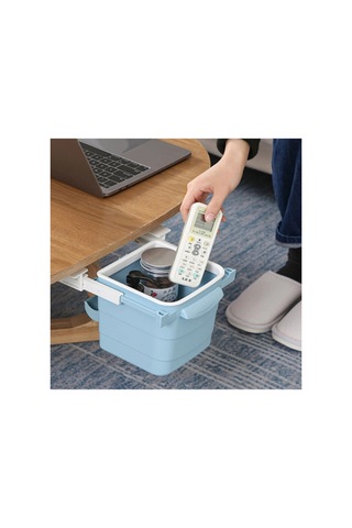 Masa Altı Sürgülü Mini Çöp Kovası Bx40 Çok Renkli