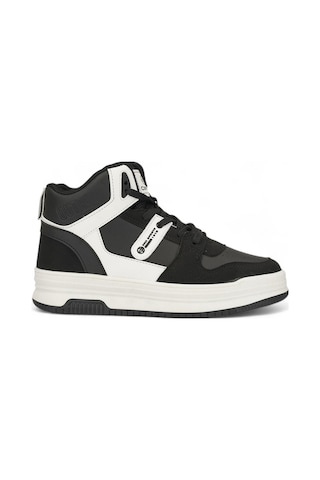 Tuğba Ortopedi 5972 Genç Bilekli Sneaker Siyah/Beyaz Siyah - Beyaz