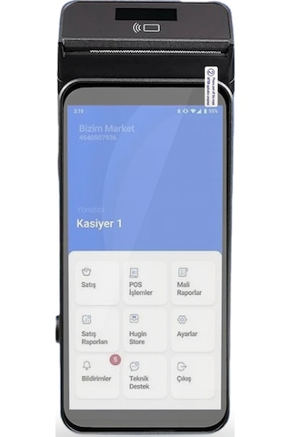 Hugin S1 Yazarkasa Pos Ekran Koruyucu - Darbeye Dayanıklı 9h Nano