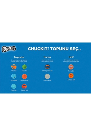 Chuckit Tenis Topu Köpek Oyuncağı 2li Extra Large 9 Cm 260-50026.01