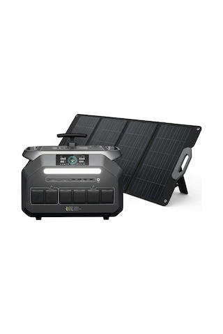 Solar Veteran Paketi P3200 Taşınabilir Güç Kaynağı + Sp400 Taşınabilir Solar Panel