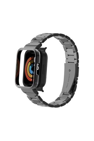 Xiaomi Redmi Watch Mi Watch Lite Uyumlu Krd-60 Metal Kordon-hkm-rose Gold