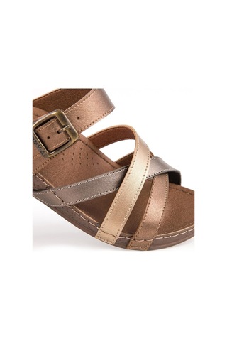 Muya Gizeh Anatomik Kadın Terlik Bronz 38