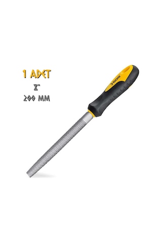 Sgs Saplı Ahşap Törpü Yarım Yuvarlak 8" 200 Mm.