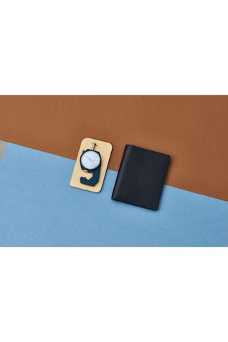 Dayton Erkek Siyah Plus Color Deri İnce Tasarım Çok Bölmeli Rfid Korumalı Cüzdan Siyah