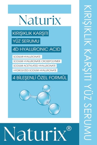 Naturix 4D Hyaluronic Acid Serum 30 ML