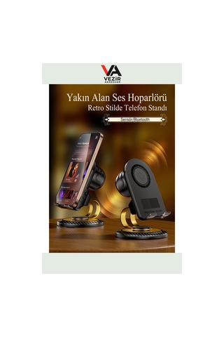 Mobile Phone Sensor Speaker Stand Kablosuz Sensörlü 5w Sesli Telefon & Tablet Tutucu