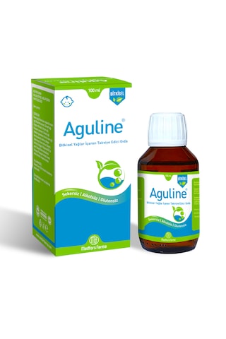 Aguline Gaz İçin Bitkisel Şurup 100 ML