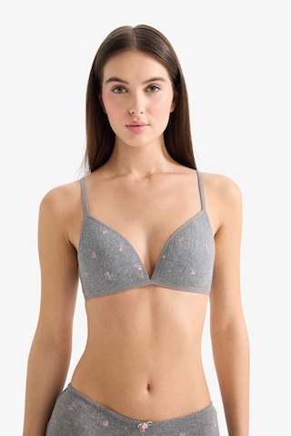 Defacto Kaplı Dolgusuz Balensiz Tişört Bra G6404ax26spgr371 Gri-gr371