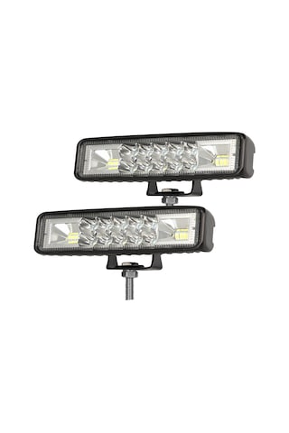 2 Adet 6 İnç Led Bölme Işık Çubuğu 60 W Led Çalışma K21064-2