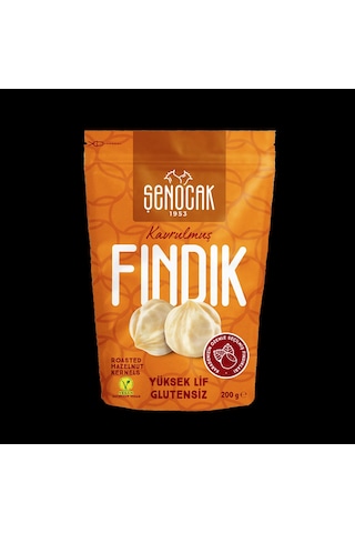 Kavrulmuş Fındık Paket 200G