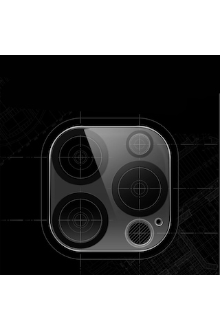 Apple Uyumlu iPhone 16 Pro 3D Kamera Camı Lens Koruyucu Şeffaf Al3403
