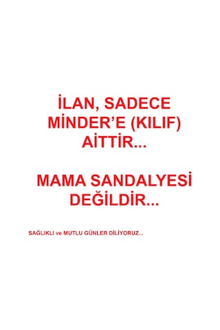 HOLMER Leke Tutmaz Organik Mama Sandalyesi Minderi & Kılıfı Max-T