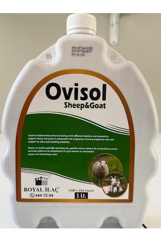 Royal İlaç Royal Ovisol Sheep&goat Koyun Ve Keçi Yem Katkısı 1 Lt