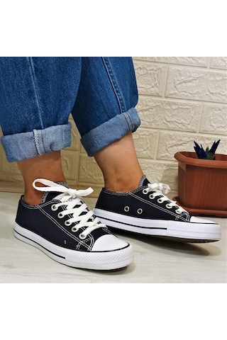 Fiyra 554 Lacivert Kısa Unisex Sneaker Keten Spor Ayakkabı 001