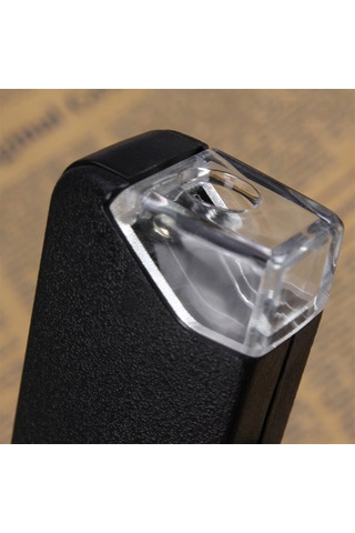 Singree 60-100x Büyütme Aralığına Sahip Led Işılıklı Cep Mikroskobu, Taş Ve Evcil Hayvan İncelemeleri İçin Uygun, Pil Dahil, Kolay Kullanim Siyah