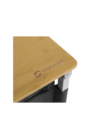 Outwell Padres Xl Storage Unit Bambu Portatif Kamp Mutfağı Çok Renkli
