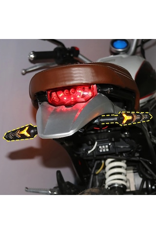 Motosiklet Ejderha Model Kayan Sinyal Seti Esnek 2 Adet Sinyal