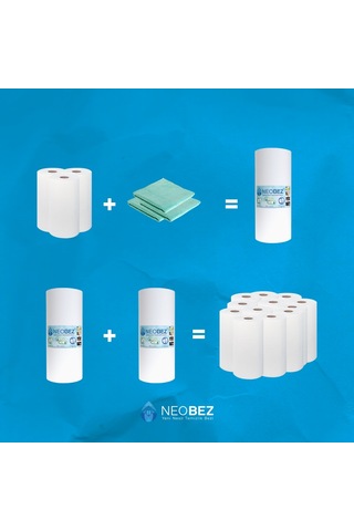 Neobez 40X40 50 Yaprak 4'Lü Paket Neo... Beyaz