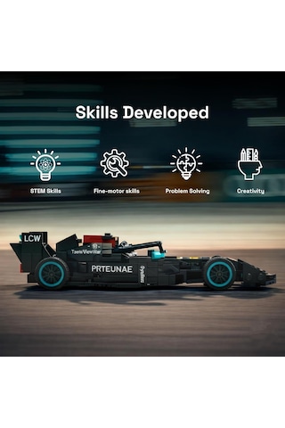 Teknik Mercedes Yarış Arabası F1 Lego Araba Yapı Blok Oyuncak Araba - 237 Parça