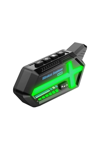 Bt26 Motosiklet Kask Kulaklık Bluetooth Rgb Işıklı 2 Eşleşme Özellikli 1000 Mah Intercom