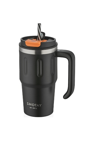 Shotay Kulplu Unisex Matara 680 Ml. Sht-st-8169-1 Siyah
