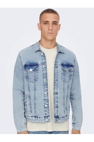 Only & Sons Erkek Kot Ceket Onscoın L. Blue 4334 Jacket 22024334 001