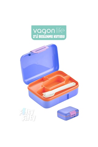 Vagonlife 2 Li Beslenme Kutusu Seçtiğiniz Renkte 2 Adet Gönderilir Açıkyeşil