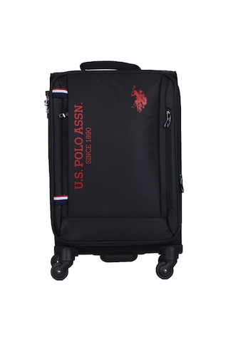 U.S. Polo Assn. Siyah Unisex Us Polo Assn . Ön Bölmeli Kabin Boy Valiz Plvlz8077c Siyah