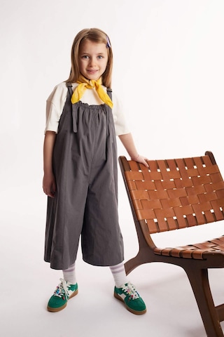 DeFacto Kız Çocuk Askılı Poplin Tulum E2277A825SMAR82 Antrasit