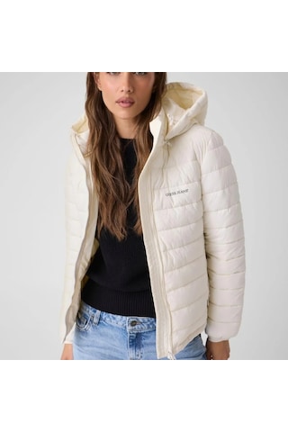 Guess Guess Jeans Kadın Mont W6yl09w2799 Krem