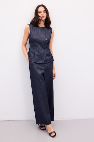 Sateen Livia Pantolon - Lacivert-136911 Lacivert