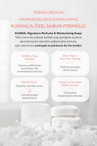 Kundal Signature Perfume & Moisturizing Soap Sweet Peony 100 G