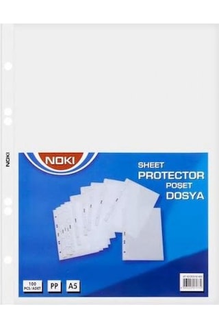 Noki Poşet Dosya A5 100 Lü 4835