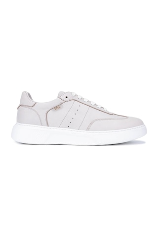 Tamer Tanca Erkek Hakiki Deri Bej Sneakers & Spor Ayakkabı 04 3508 Erk Ayk Sk24-25 Bej Bej