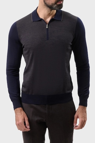 Gran Sasso Erkek Polo Yaka Kazak 43108 14713 598 Lacivert Lacivert