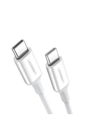 Ugreen 60518 Usb-c 60w 3a Qc Pd Hızlı Şarj Kablosu 1 M Beyaz