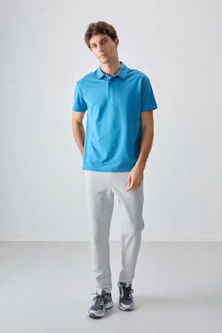 Air Jones Tommy Life Petrol Mavi Pamuklu Kalın Yumuşak Dokulu Polo Yaka Oversize Fit Basic Erkek T- Shirt - 88381 Petrol Mavi
