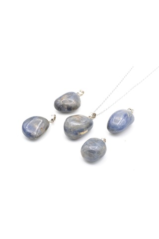 Murty99 Hakiki Doğal Safir Taşı Kolye Ucu Lacivert