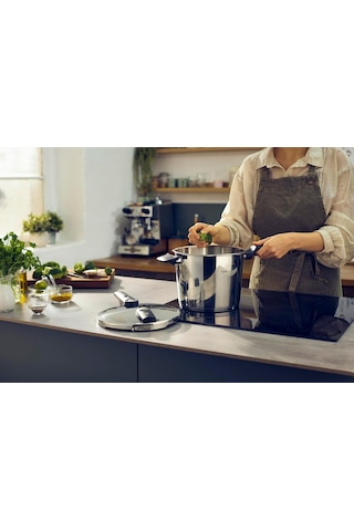Fissler Vitaquick Elemental 6 Litre Düdüklü Tencere Siyah