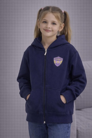 Çocuk Giyim Kız Çocuk Sweatshirt Lacivert