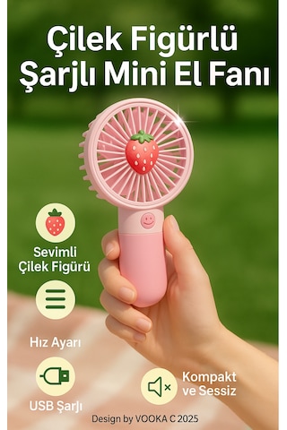 Fan Soğutucu Mini Vantilatör Klima Güçlü Serinletici Taşınabilir Şarjlı Masa Üstü Sessiz Standlı