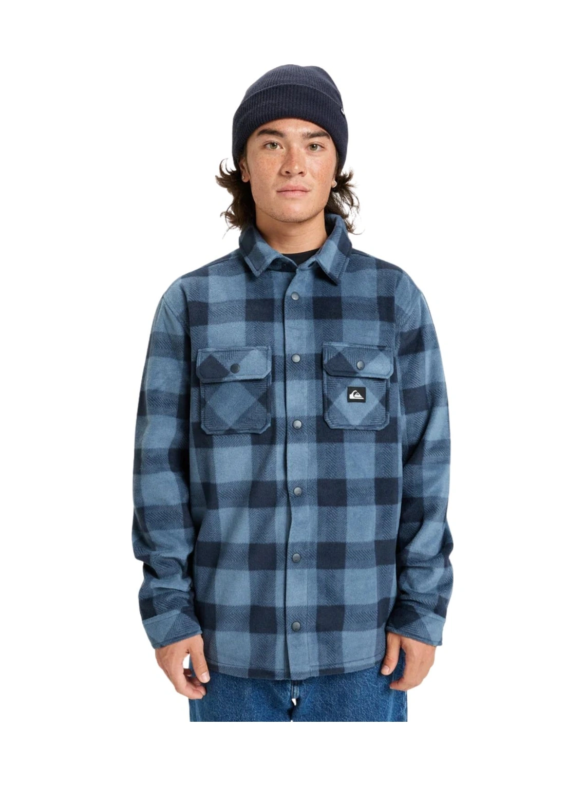 Quıksılver Quiksilver Bering Strait Check Shirt Erkek Polar Ceket 6454 Çok Renkli