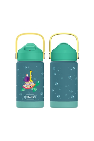 Sipnjoy - Flipsip Çocuk Su Termosu 360 Ml - Turtle Voyage